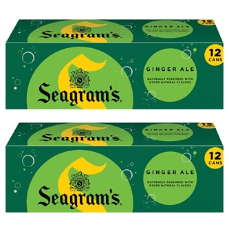 Seagram's Ginger Ale, Cans, Case